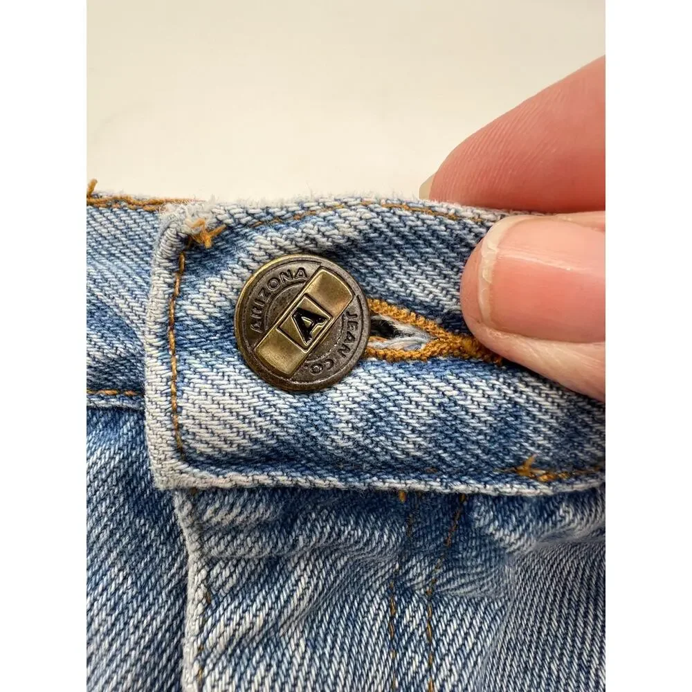 Vintage Arizona Jean Co‎ High Rise Denim Mom Shorts USA Made 11